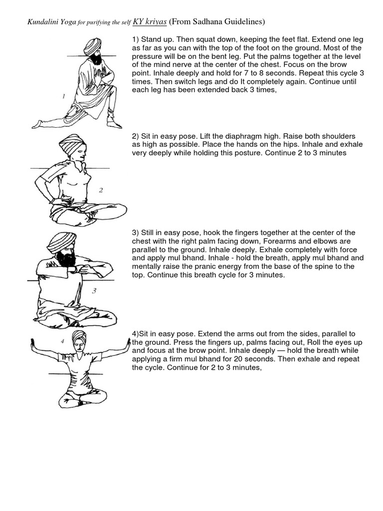 Kundalini Yoga Kriyas Pdf | Kayaworkout.co