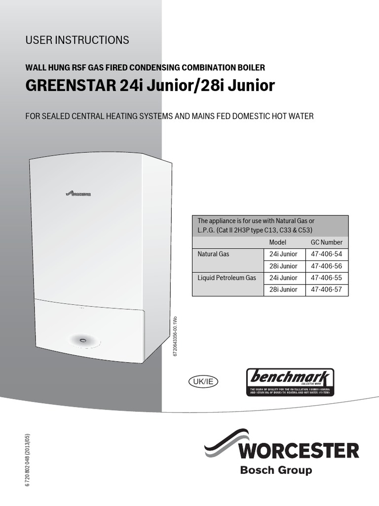 Greenstar 24-28 i Junior Combi Operating Instructions | Thermostat