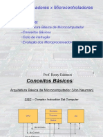 Microprocessadores vs Microcontroladores