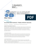 All About Property Management : Main Menu