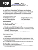 Customer Care Director in Seattle WA Resume Daren Chung