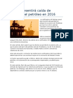 México resentirá caída de precios del petróleo en 2016.docx