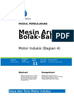 Budiyanto - Mabb - 11. Motor Induksi - Daya Dan Torsi