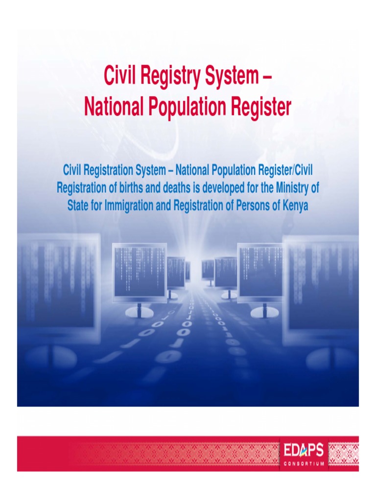 Iprs For Kenya | PDF | Birth Certificate | Identity Document