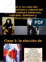 2-Unidad 1 - La Crisis Del Parlamentarismo y Retorno Del Presidencialismo (Ppt1)