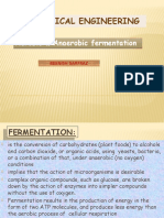 Biochemical Engineering: Aerobic & Anaerobic Fermentation