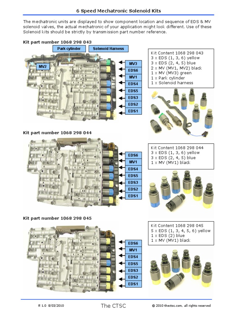 ZF 6HP26 Mechatronic Solenoid Kits by wilson009.pdf