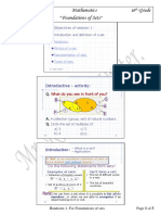 Handout-1 Foundations of Sets