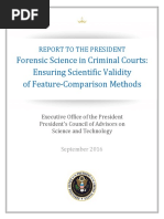 Pcast Forensic Science Report Final