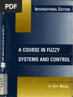 Wang La Course in Fuzzy Systems and Control