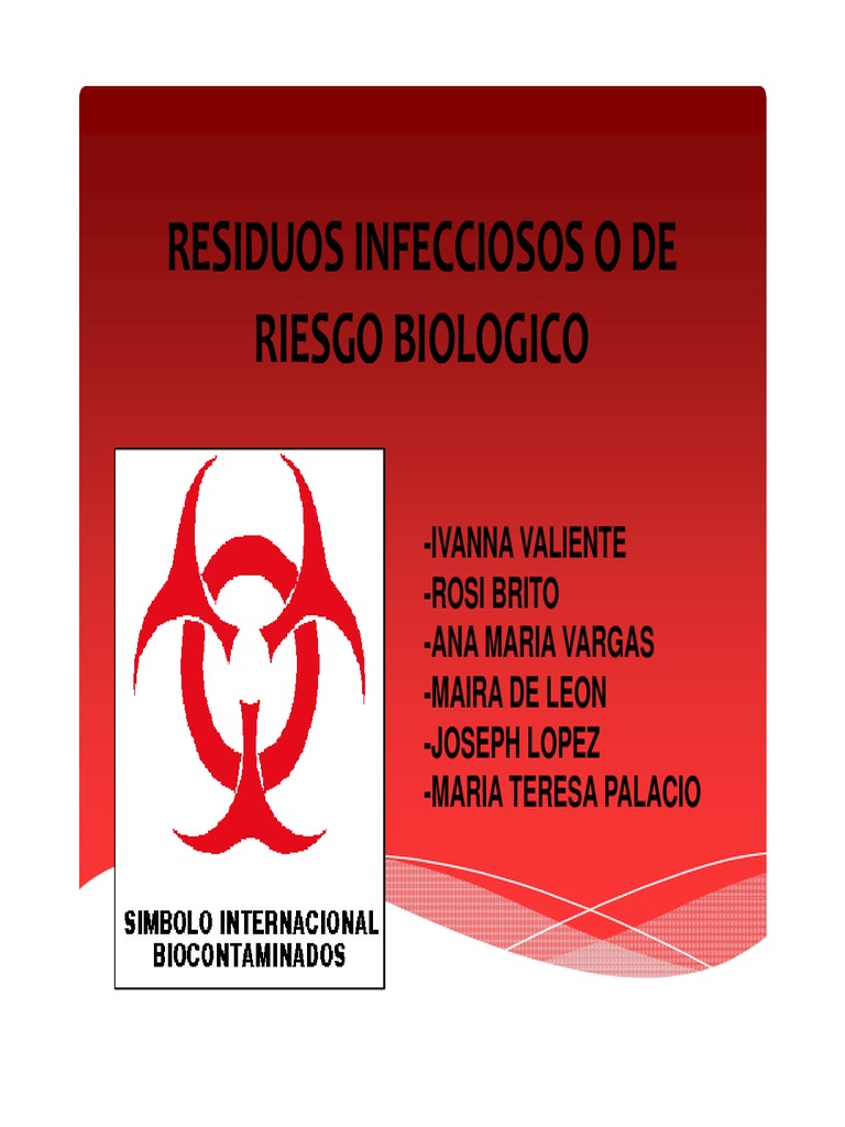 Logotipo De Residuos Infecciosos