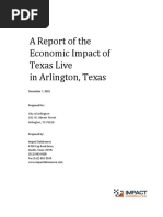 30 Year Texas Live Complex Economic Impact Report