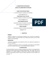 Informe de Filtracion