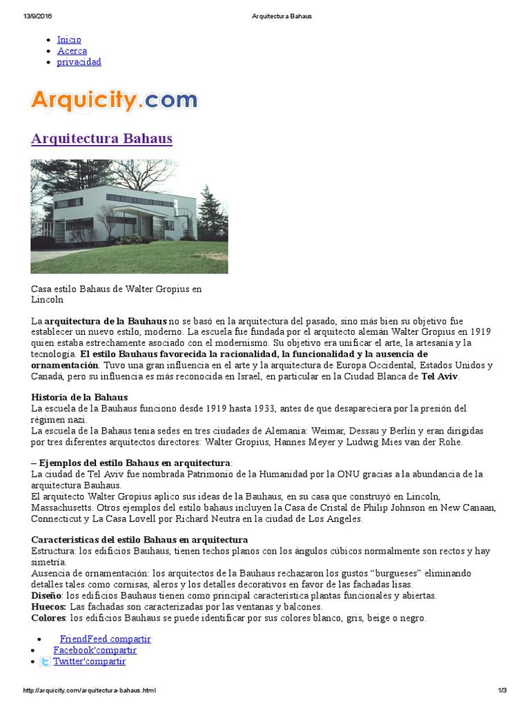 The Bauhaus Style Characteristics and Examples of Bauhaus Architecture