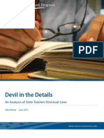 Download Devil in the Details An Analysis of State Teacher Dismissal Laws by Center for American Progress SN32467640 doc pdf