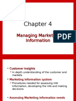 Managing Marketing Information