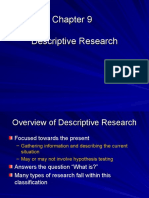 Descriptive research