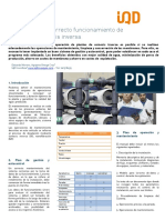 Mantenimiento de Plantas de Osmosis Inversa