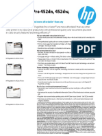 HP PageWide Pro 452-552 Printer Series