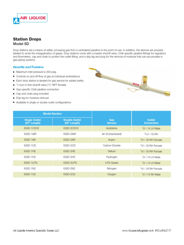Safe Gas Drop Stations Overview | PDF