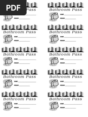 Bathroom Passes