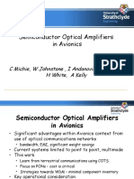 Semiconductor Optical Amplifiers in Avionics: C Michie, W Johnstone, I Andonovic, E Murphy, H White, A Kelly