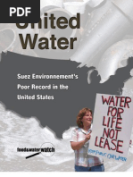 Download United Water Suez Environnements Poor Record in the United States by Food and Water Watch SN32469175 doc pdf