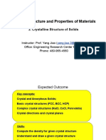 MSE 250: Structure and Properties of Materials