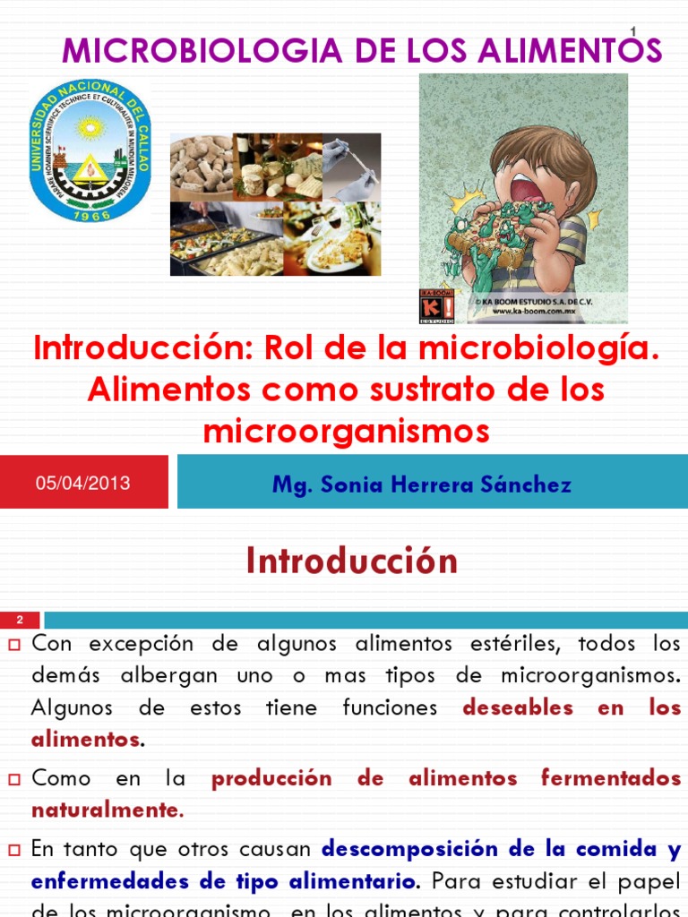 Microorganismos en Alimentos: Beneficios y Riesgos | PDF | Las ...