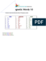 Magnetic Words 10 PDF