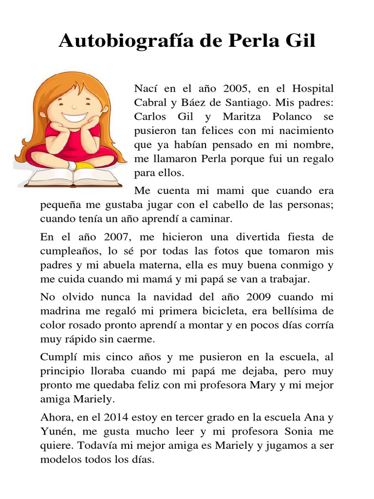 Autobiografía de Perla Gil