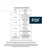 16-17 Tournament Schedule