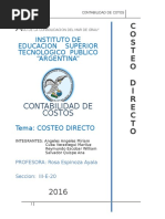 Costeo Directo Monografia Miriam
