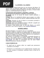 El Interés y El Dinero-2016