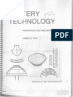 Rye, Owen - Pottery Technology Principles and Reconstruction