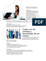 Ventajas y Desventajas de Empleos