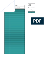 Plantilla de Excel para Inventario Bar