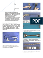 Basic Surgical Instruments