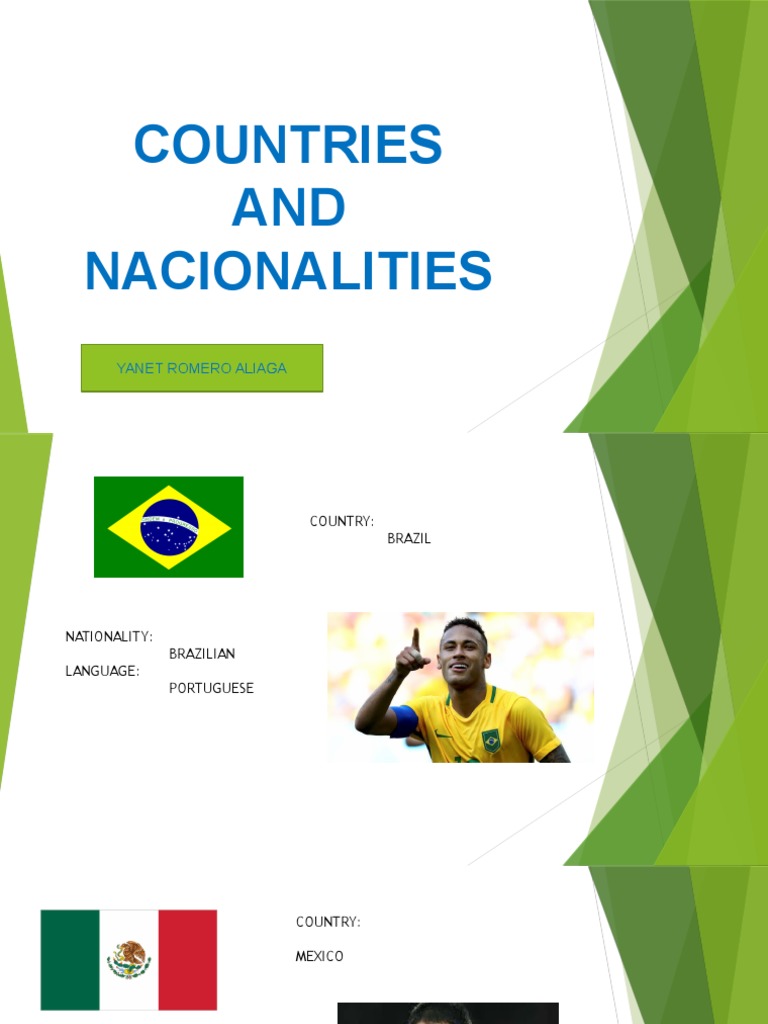 Countries and Nationalities Overview | PDF | Foreign Language Studies