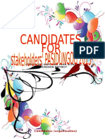 San Roque National High School: Candidates (Organization)