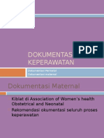 Dokumentasi Keperawatan Maternal Dan Perinatal