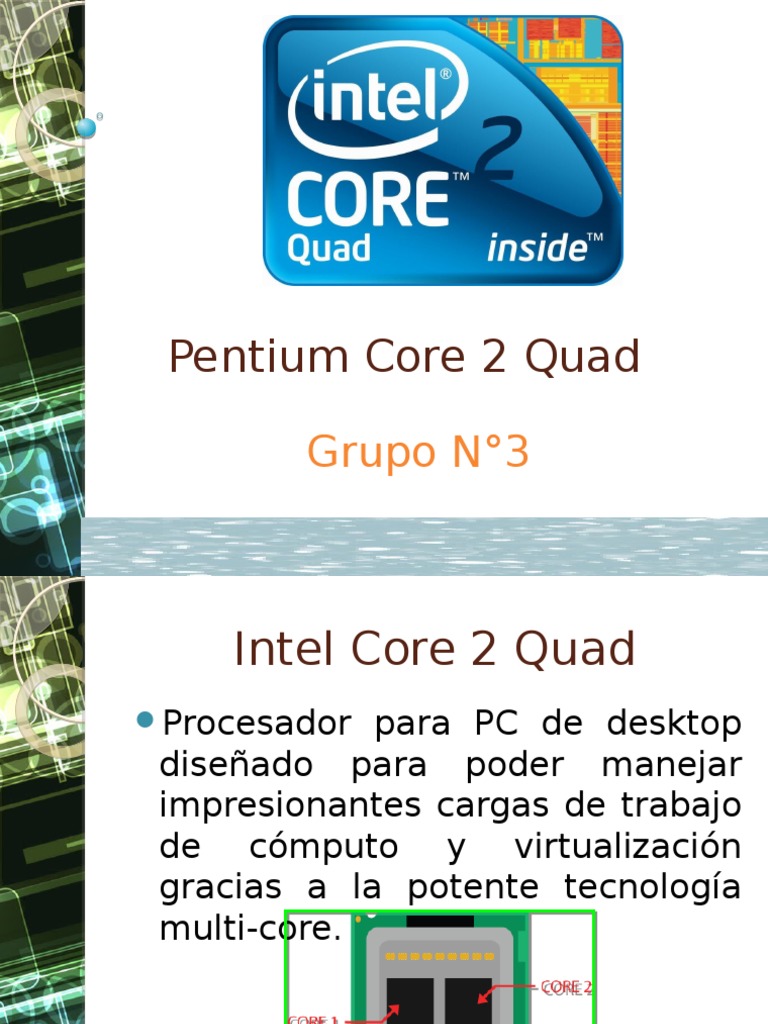 Presentacion CORE 2 Quad | PDF | Hardware de la computadora ...