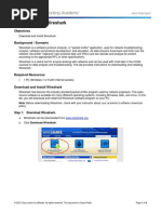 3.4.1.1 Lab - Installing Wireshark