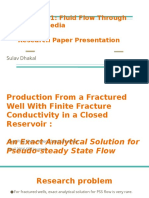 PETE 7201: Fluid Flow Through Porous Media Research Paper Presentation