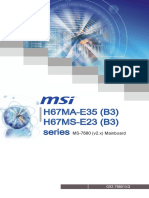 H67MA-E35 Motherboard Manual