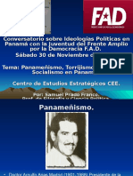 Presentación: Panameñismo-Torrijismo, Izquierda y Socialismo en Panamá.