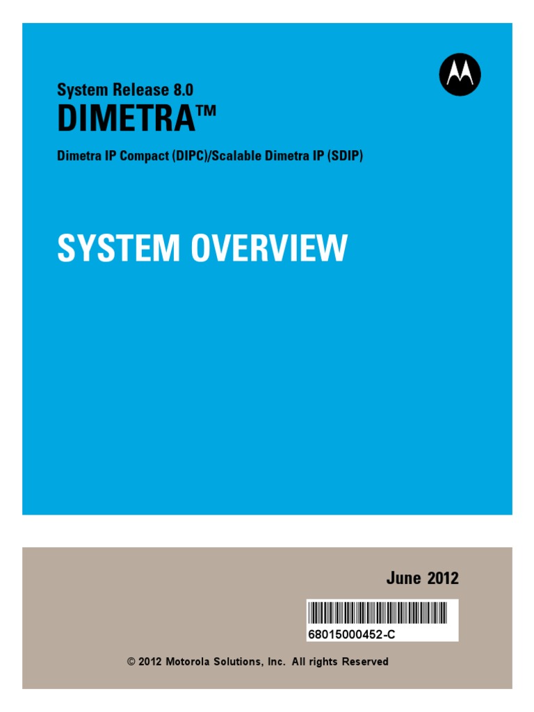 Descripcion Sistema Dimetra | PDF | Computer Network | Trademark