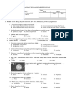 Contoh Soal Uts Ipa KTSP Kelas 6 Smster 2 Asli