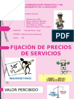 MKTNG de Servicios - Fijación de Precios de Servicios