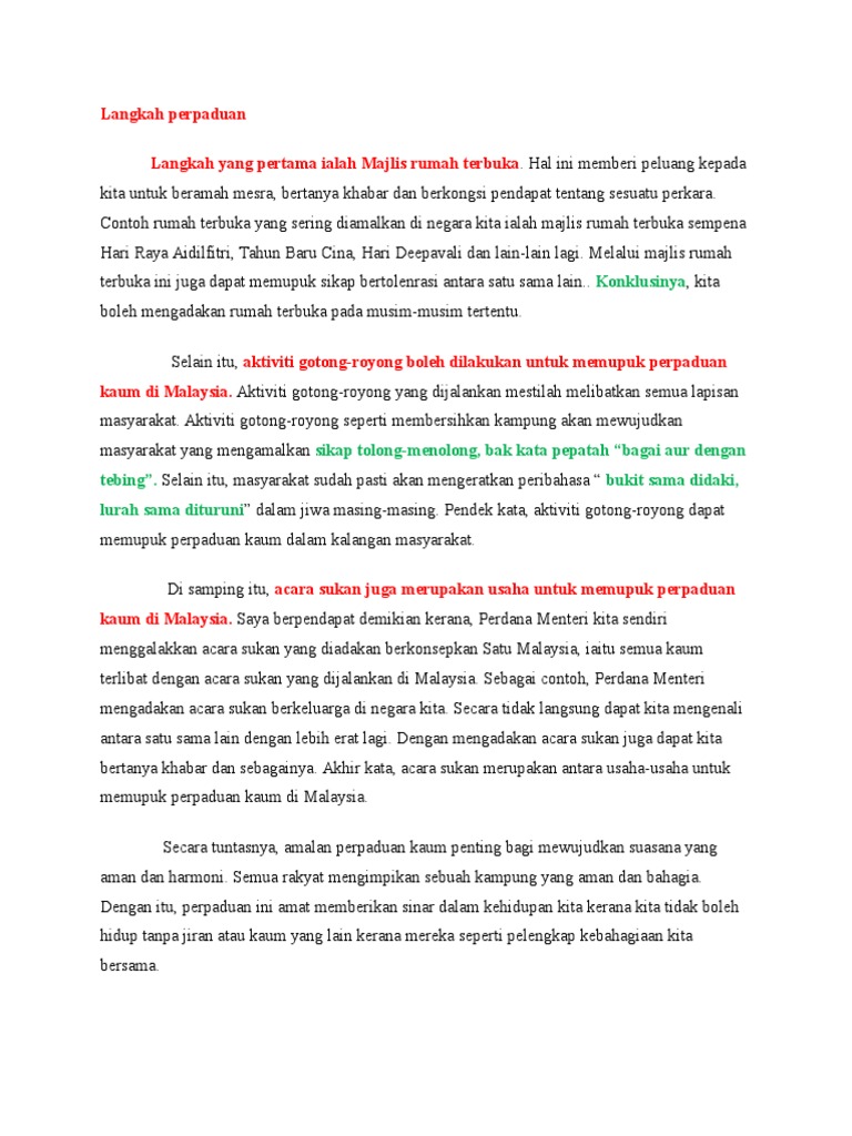 Pt3 Contoh Karangan Pdf